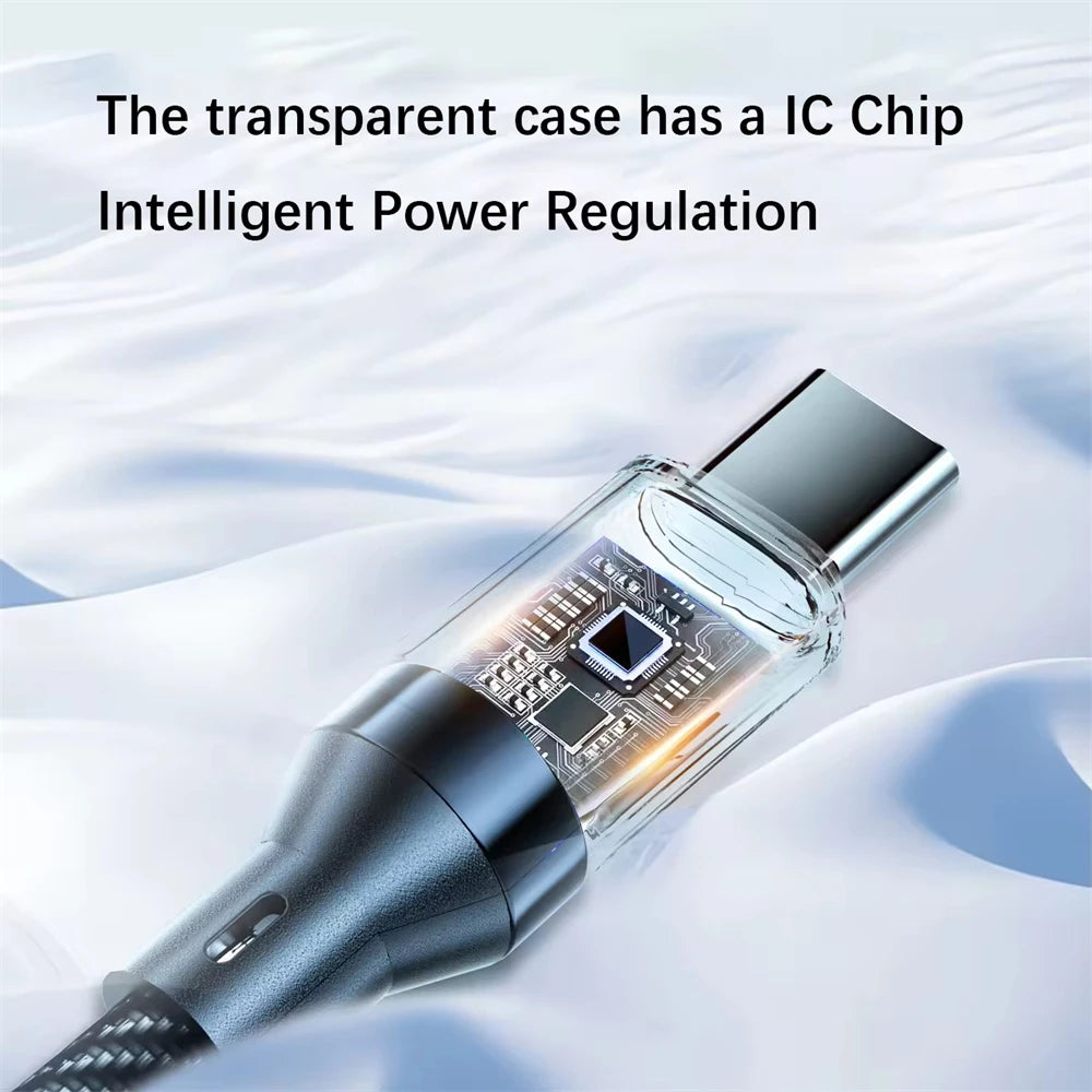 NNBILI 100W USB C 120W USB A charging cables with LED display screen, USB C=C-C，USB A=A-C,not for Xiaomi iPhone Samsung