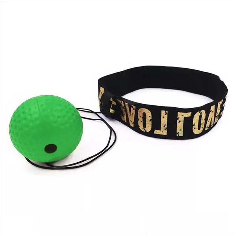 Muay Thai Boxing Speed Ball With Head Band For Sanda Boxing Fighting Fast Speed Reaction Time Training Boxing Reflex Trainer