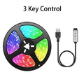 Led Lights for TV 3 Key Control Led Strip USB 5V Tape Lights for TV Backlight Home Party Decoration Flexible Ribbon
