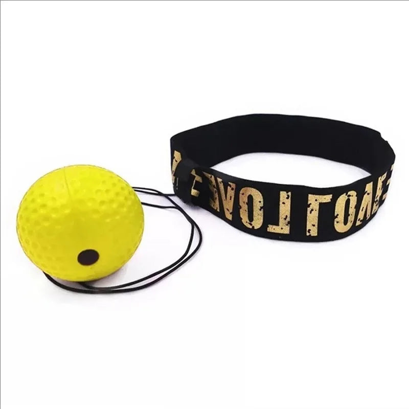 Muay Thai Boxing Speed Ball With Head Band For Sanda Boxing Fighting Fast Speed Reaction Time Training Boxing Reflex Trainer