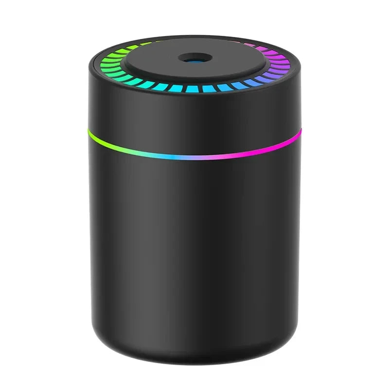 Mini USB Electric Air Humidifier Aroma Diffuser Essential Oil Purifier with Mist Maker Lights for Car Home Bedroom