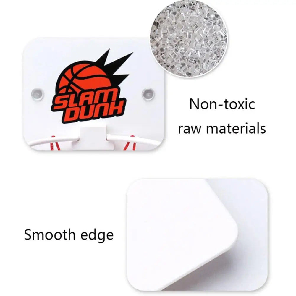 Indoor Basketball Hoop Sports Fan Backboards For Kids Boys Girls Door Room Suction Cup Basketball Hoop Mini Hoop With 2 Ball Toy
