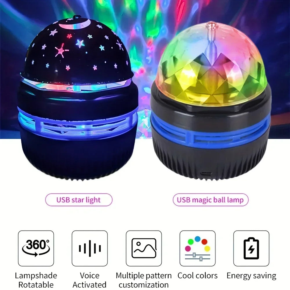 LED Galaxy Projector Light Multi-color Remote Control for Bedroom Decoration Christmas Star Projector Night Light New Year Gift